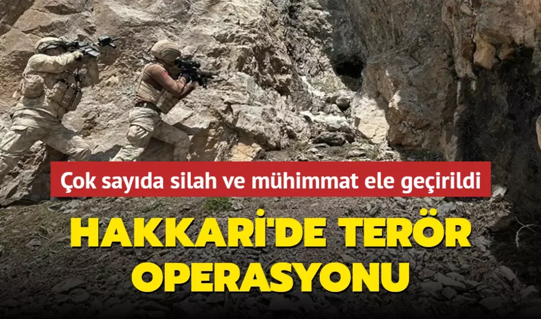 Hakkari’de düzenlenen operasyonlarda BTÖ’ye