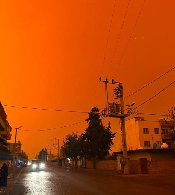 Mardin’de gündüz vakti gökyüzü