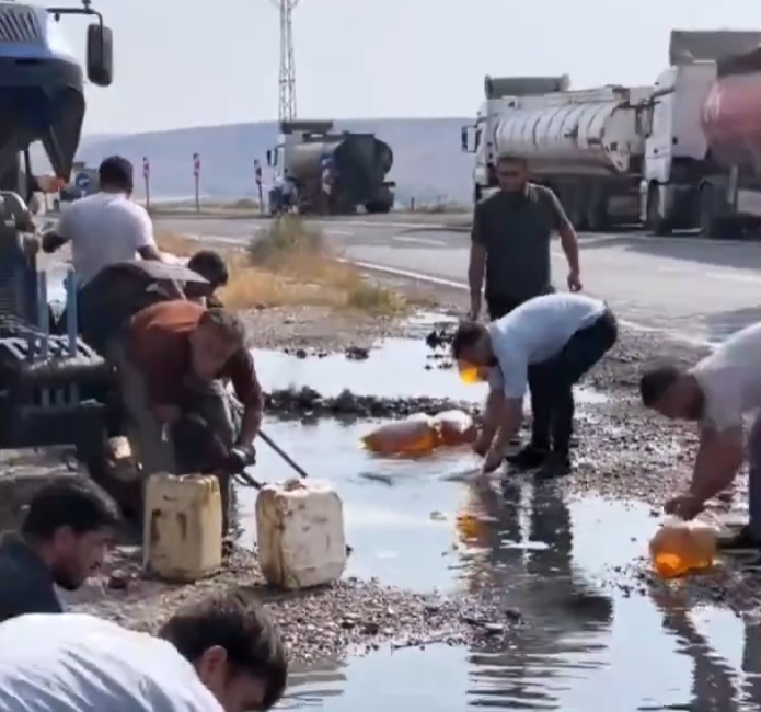 Şırnak’ta kaza yapan akaryakıt