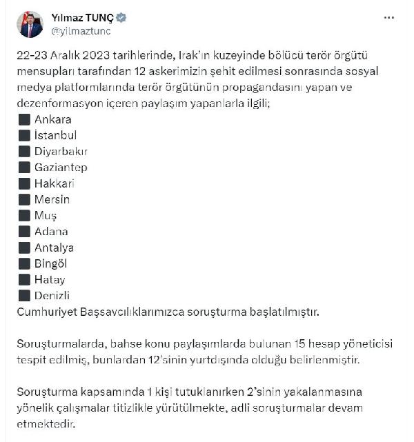 ANKARA, (DHA)- ADALET Bakanı