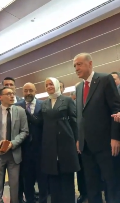 Cumhurbaşkanı Erdoğan, katıldığı bir