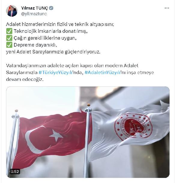 ANKARA, (DHA)- ADALET Bakanı