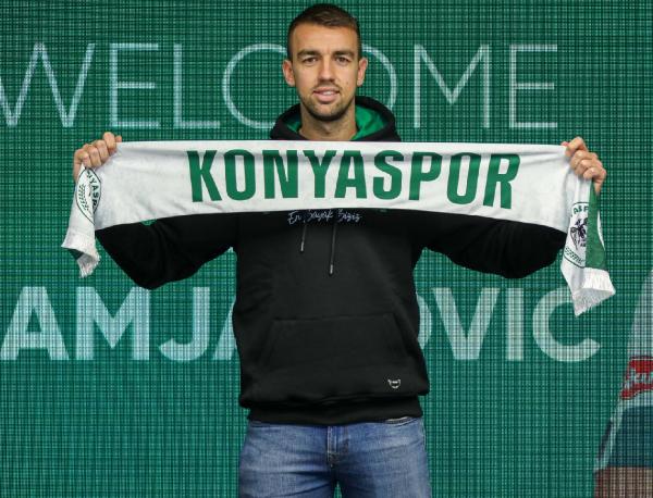 KONYA,(DHA)- KONYASPOR, stoper Filip Damjanovic