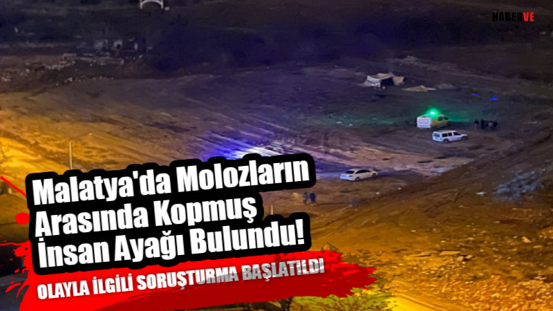 Malatya’da boş bir arazide