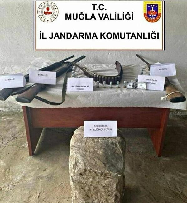 Cavit AKGÜN/MUĞLA, (DHA)- MUĞLA’da, jandarma operasyonunda,