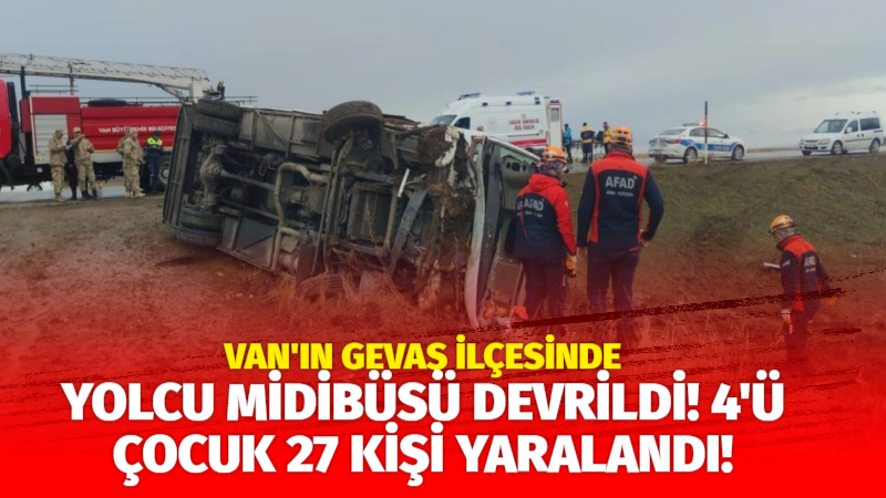 Van’ın Gevaş ilçesinde yolcu