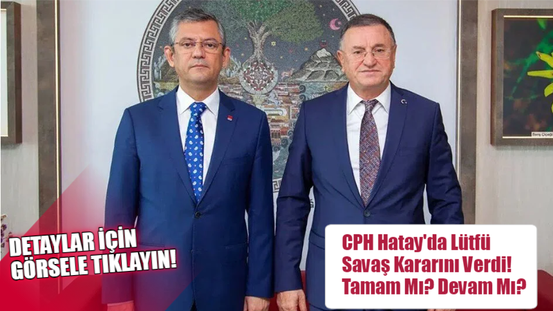 CHP Hatay Büyükşehir Belediye