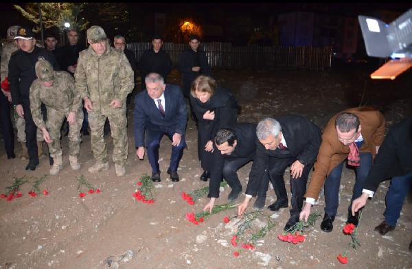 BİNALARIN ENKAZININ KALDIRILDIĞI ALANLARA