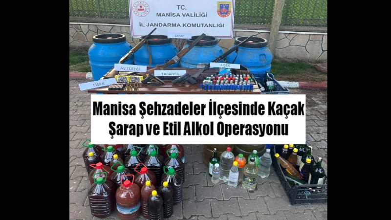 Manisa’nın Şehzadeler ilçesinde jandarma