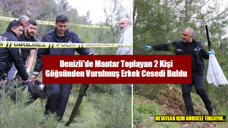 Denizli’nin Pamukkale ilçesinde mantar