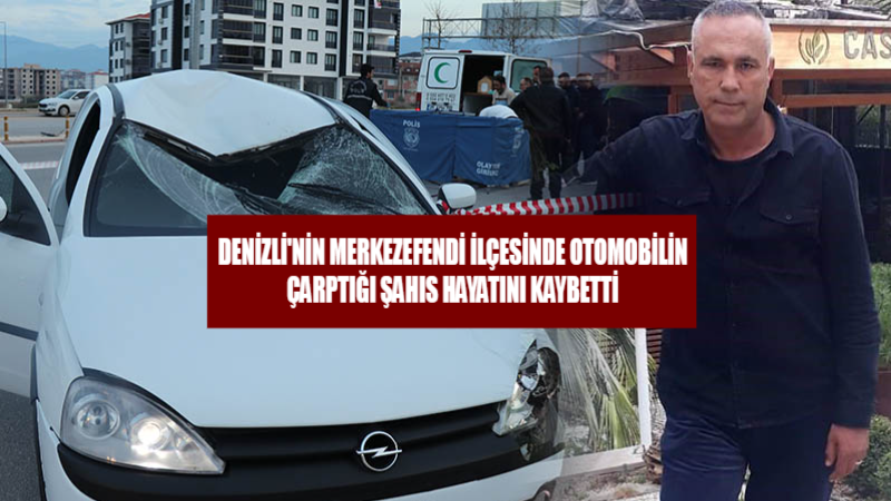 Denizli’nin Merkezefendi ilçesinde yolun