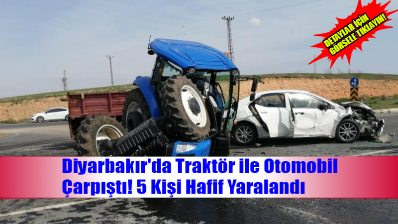 Diyarbakır’ın Çınar ilçesinde traktör