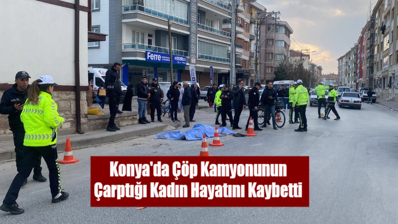 Konya’da yolun karşısına geçmek