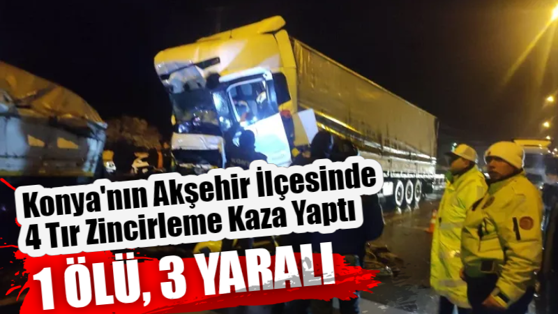 Konya’nın Akşehir ilçesinde kırmızı