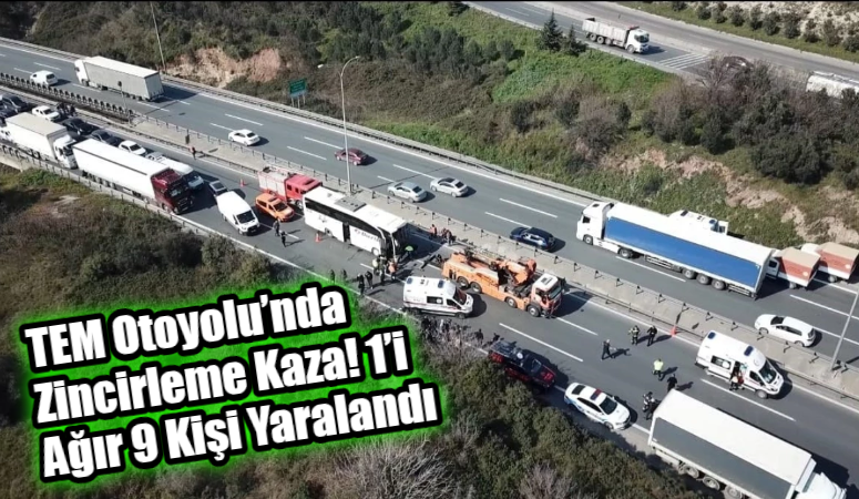 TEM Otoyolu’nun Kocaeli Dilovası