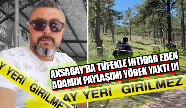 Aksaray’da ormanlık alana giderek