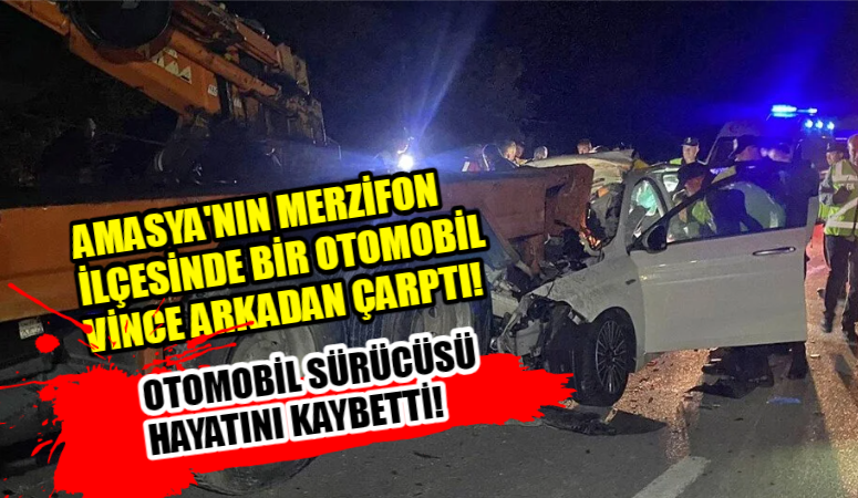 Amasya’nın Merzifon ilçesinde bir