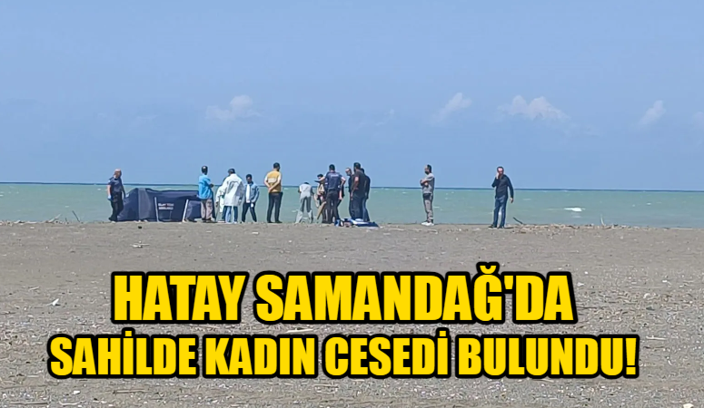 Hatay'ın Samandağ ilçesindeki sahilde