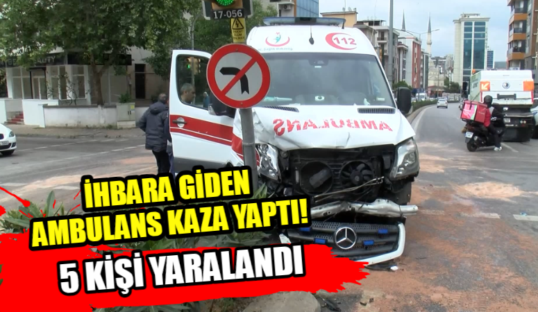 İstanbul'da ihbara giden ambulans,