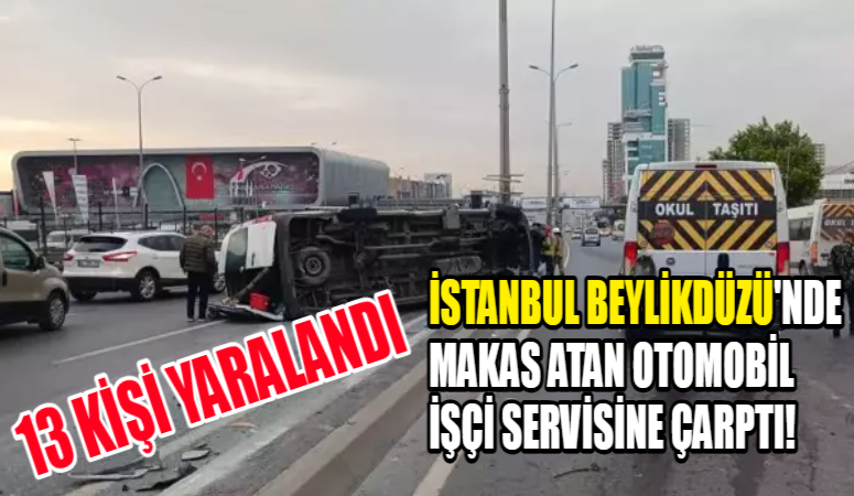 İstanbul Beylikdüzü D-100 karayolunda