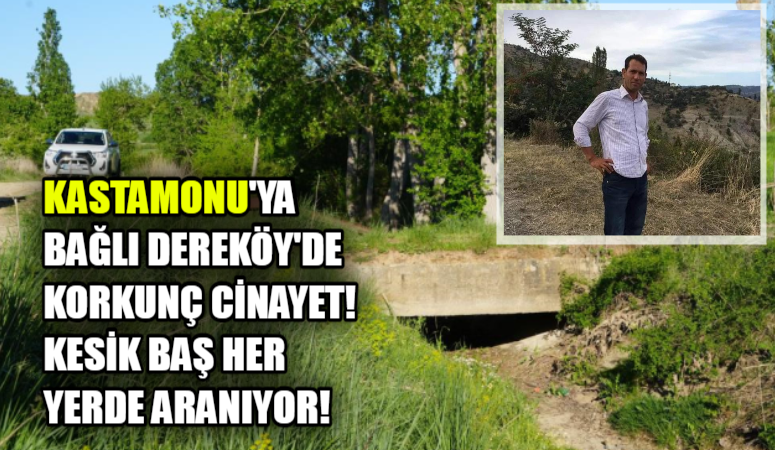 Kastamonu'ya bağlı Dereköy'de sulama