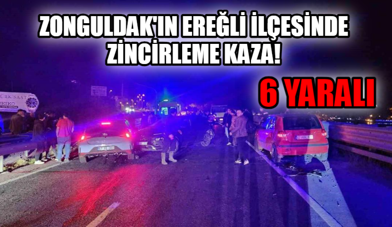 Zonguldak'ın Ereğli ilçesinde motosiklet