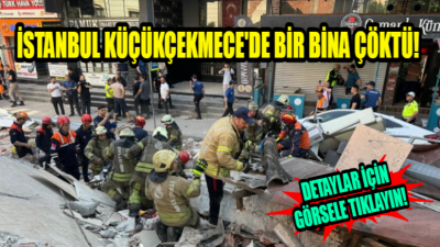 İstanbul Küçükçekmece’de Bina Çöktü!