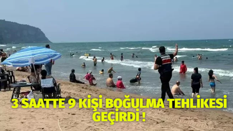 Bartın’ın İnkumu tatil bölgesinde,