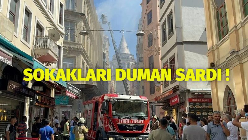 İstanbul Galata’da Büyükhendek Caddesi