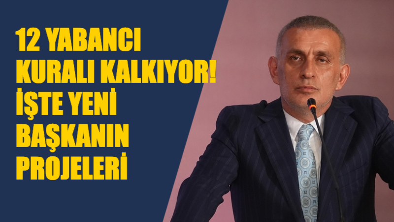 TFF’NİN YENİ BAŞKANI HAREKETE