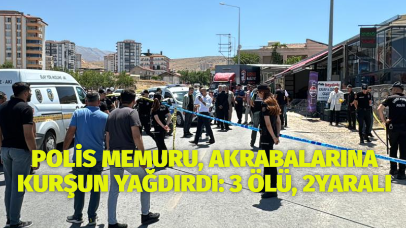 Malatya’da bir polise memuru,