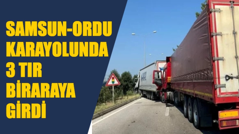 Samsun’da feci bir kaza