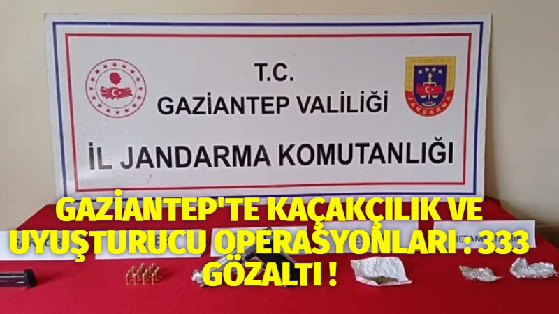 Gaziantep’te kaçakçılık olayları ve