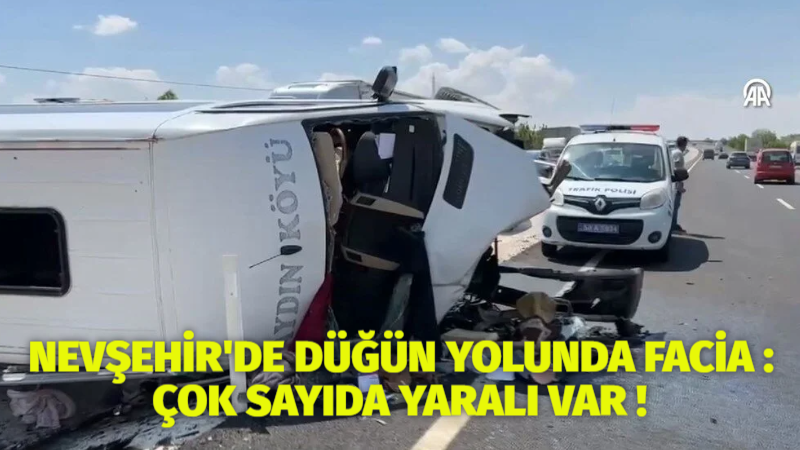 Afyonkarahisar’dan Kayseri’ye düğüne gidenleri