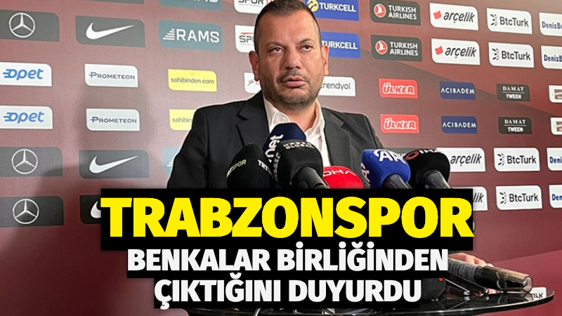 Trabzonspor, Bankalar Birliği anlaşmasından